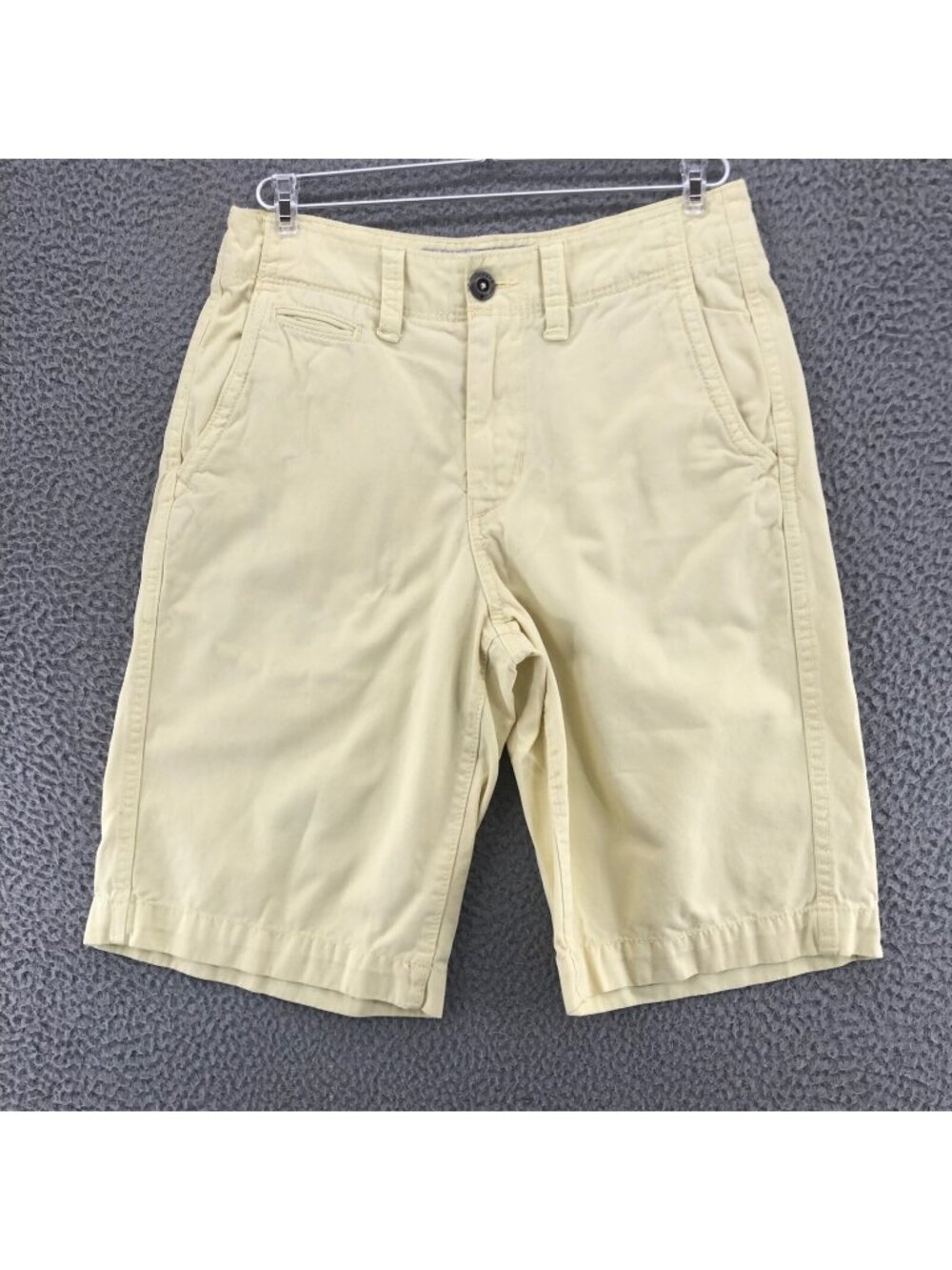 American Eagle Outfitters Shorts Mens 28 Ivory Cotton Longboard Chino Pockets